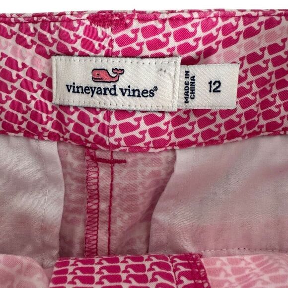 Vineyard Vines Boulevard Stripe Whale Shorts size 12 - Picture 4 of 6